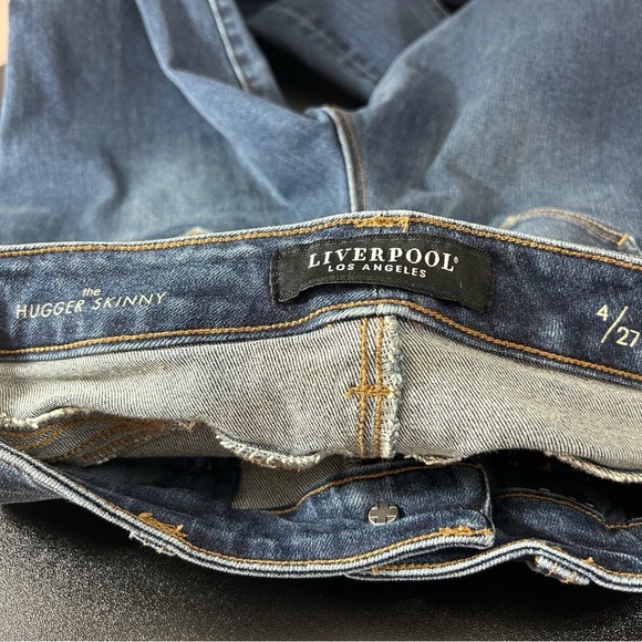 Liverpool The Hugger Skinny Jeans Denim Women's Blue Size 4/27 - Picture 3 of 7